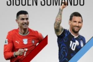 ESPN統計梅羅最新進球數：梅西1159場917球，C羅1328場975球