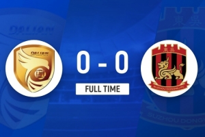 中甲-大連鯤城0-0蘇州東吳 雙方合計僅2射正 東吳擺脫墊底